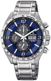 Festina Niebieski/Stal Ø45 mm F6861-3