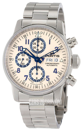 Fortis Flieger Beżowy/Stal Ø40 mm 597.20.92.M