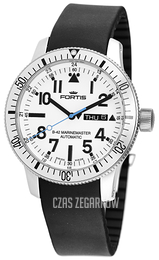 Fortis B-42 Marinemaster Biały/Guma Ø42 mm 647.11.42.K