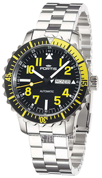 Fortis B-42 Marinemaster Czarny/Stal Ø42 mm 670.24.14.M