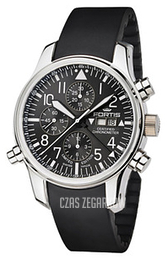 Fortis F-43 Czarny/Guma Ø43 mm 702.10.81.K