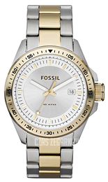 Fossil Decker Srebrny/Stal w odcieniu złota Ø44 mm AM4372