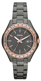 Fossil Dylan Szary/Stal w kolorze różowego złota Ø33 mm AM4397