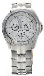 Fossil Srebrny/Stal Ø42 mm AM4430