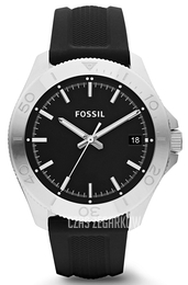 Fossil Retro Traveler Czarny/Guma Ø44 mm AM4443