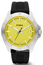 Fossil Retro Traveler Żółty/Guma Ø44 mm AM4446