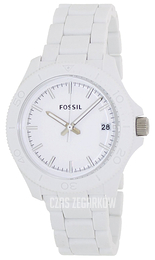 Fossil Biały/Żywica z tworzywa sztucznego Ø44 mm AM4447