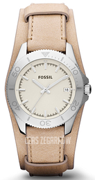 Fossil Retro Traveler Beżowy/Skóra Ø36 mm AM4459