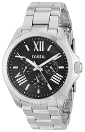 Fossil Czarny/Stal Ø40 mm AM4534