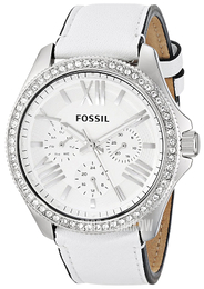 Fossil Biały/Skóra Ø40 mm AM4535