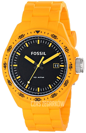 Fossil Czarny/Guma Ø44 mm AM4536