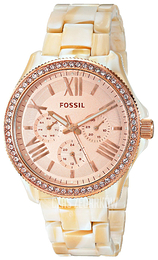 Fossil Różowe złoto/Żywica z tworzywa sztucznego Ø40 mm AM4558