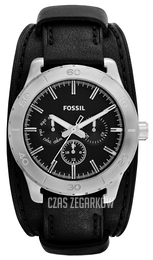 Fossil Czarny/Skóra Ø42 mm BQ1054