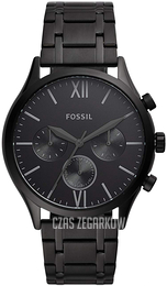 Fossil Czarny/Stal Ø44 mm BQ2365