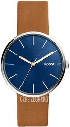 Fossil Niebieski/Skóra Ø42 mm BQ2438