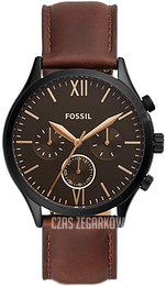 Fossil Czarny/Skóra Ø44 mm BQ2453