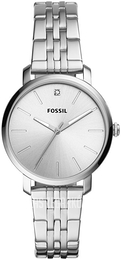 Fossil Luther Srebrny/Stal Ø34 mm BQ3566