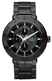 Fossil Riley Czarny/Czeramiczna Ø38 mm CE1001