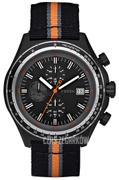 Fossil Sport Czarny/Tkanina Ø45 mm CH2732