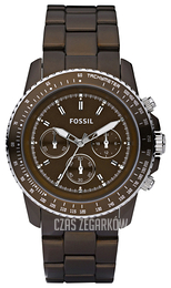 Fossil Stella Brązowy/Stal Ø43 mm CH2746