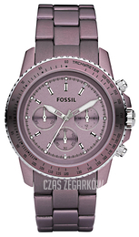 Fossil Stella Purpurowy/Stal Ø37 mm CH2747