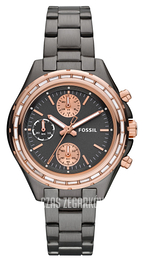 Fossil Dylan Szary/Stal w kolorze różowego złota Ø38 mm CH2825