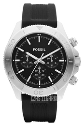 Fossil Retro Traveler Czarny/Guma Ø45 mm CH2851