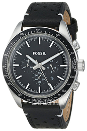 Fossil Czarny/Skóra Ø45 mm CH2921