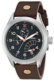 Fossil Aeroflite Czarny/Skóra Ø44 mm CH2939