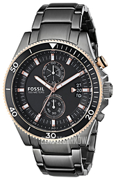 Fossil Czarny/Stal Ø45 mm CH2948