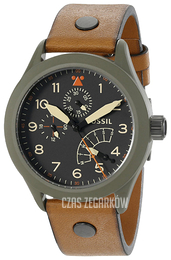 Fossil Czarny/Skóra Ø44 mm CH2955