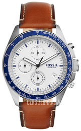 Fossil Sport Biały/Skóra Ø44 mm CH3029
