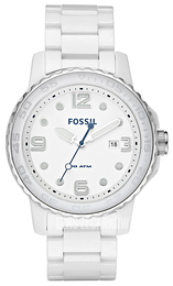 Fossil Biały/Czeramiczna Ø47 mm CE5009