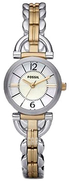 Fossil Biały/Stal Ø24 mm ES2494