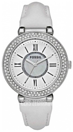 Fossil Biały/Skóra Ø35 mm ES2766