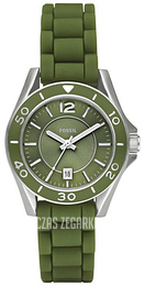Fossil Zielony/Guma Ø30 mm ES2877