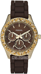 Fossil Brązowy/Guma Ø38 mm ES2897