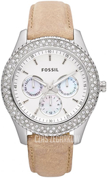 Fossil Multifunction Biały/Skóra Ø37 mm ES2997