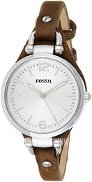 Fossil Georgia Biały/Skóra Ø32 mm ES3060