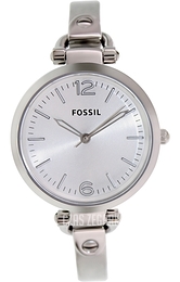Fossil Georgia Srebrny/Stal Ø32 mm ES3083