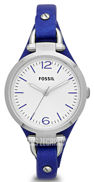 Fossil Georgia Biały/Skóra Ø32 mm ES3318