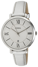 Fossil Biały/Skóra Ø36 mm ES3436