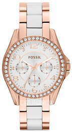 Fossil Srebrny/Czeramiczna Ø38 mm ES3528