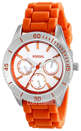 Fossil Biały/Guma Ø37 mm ES3532