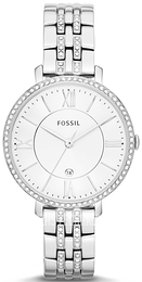 Fossil Jacqueline Biały/Stal Ø36 mm ES3545