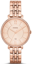 Fossil Dress Różowe złoto/Stal w kolorze różowego złota Ø36 mm ES3546