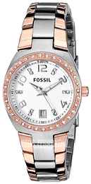 Fossil Srebrny/Stal w kolorze różowego złota Ø28 mm ES3621