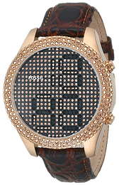 Fossil Ekran LCD/Skóra Ø44 mm ES3624