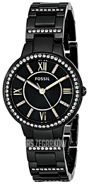 Fossil Czarny/Stal Ø34 mm ES3638