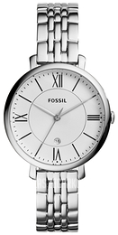 Fossil Biały/Stal Ø36 mm ES3698SET
